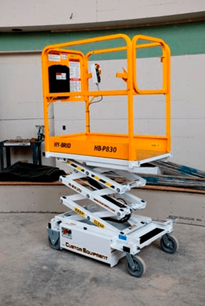 PLATAFORMA ELEVATÓRIA TIPO TESOURA HYBRID HB P830-ALTURA DE TRABALHO 4M